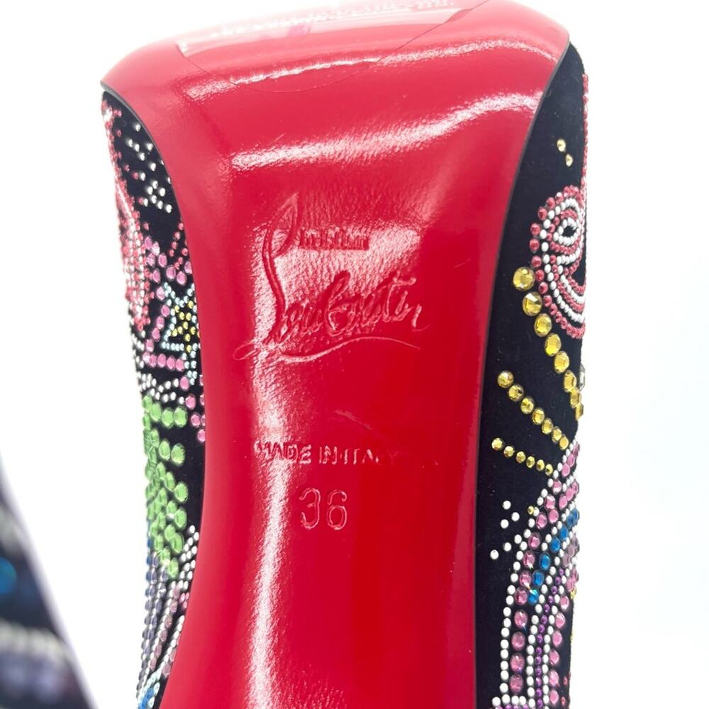 NEW Christian Louboutin Hot Chick Limited Edition Crystals Embellished Pumps 36 - Picture 9 of 9